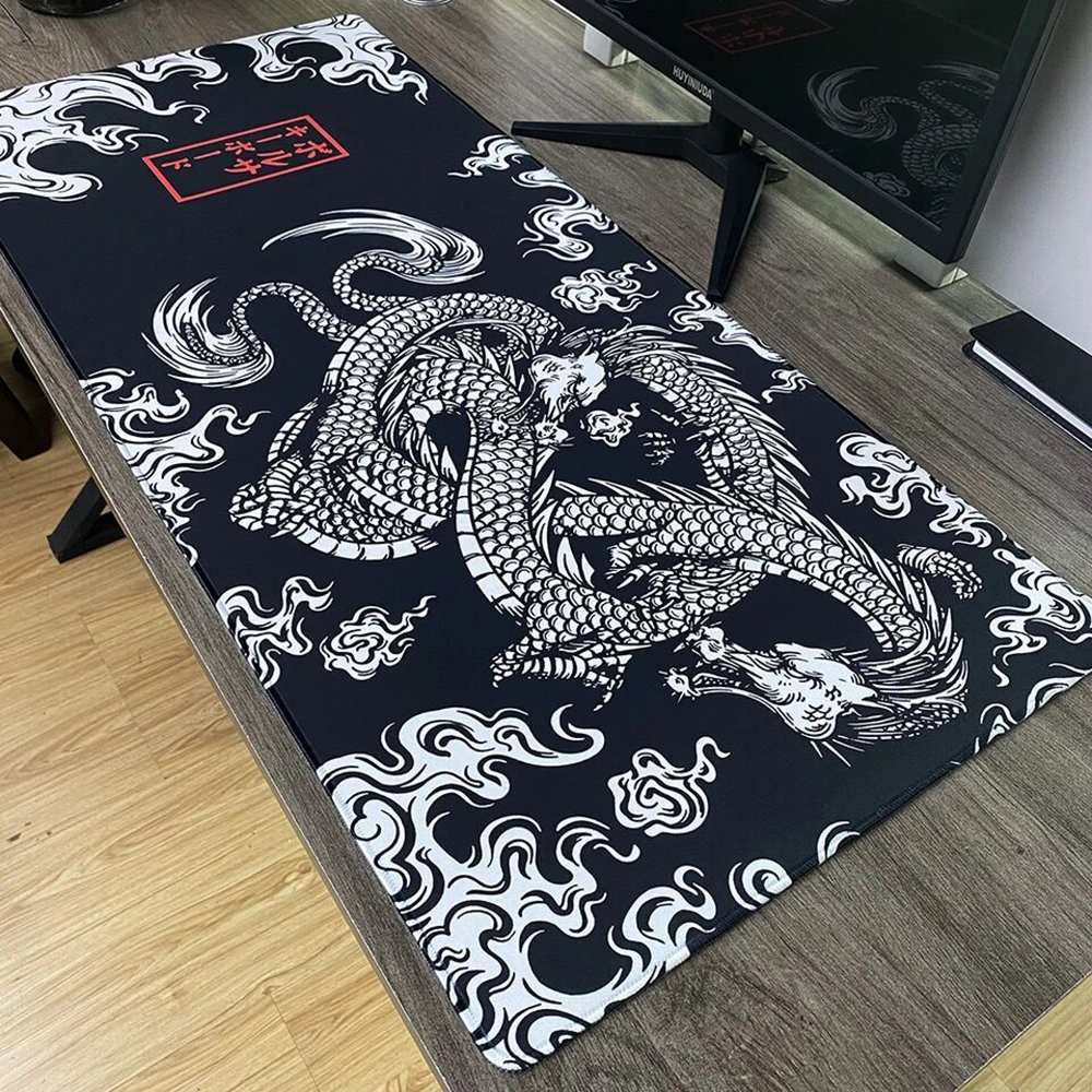 Japanese Blue Waves Mouse Pad Desk Mat Art XXL Gaming Mouse Pads office Mousepad 900x400 Nature Table Mat Accessories
