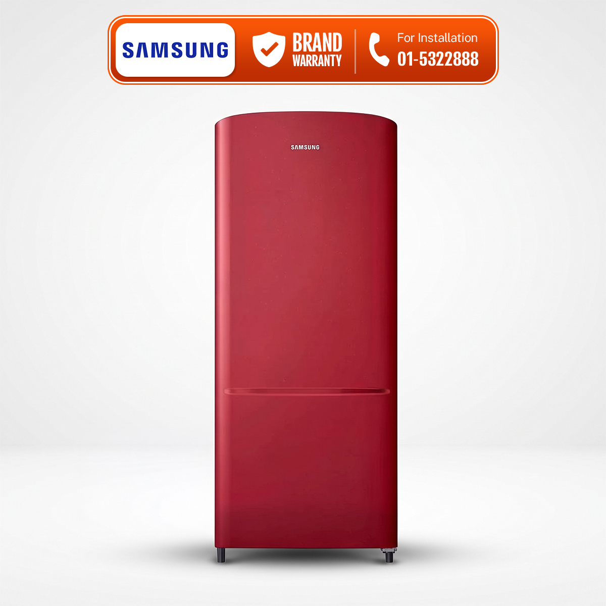 SAMSUNG RR20C20C2RH/IM 192 Litres Direct Cool Single Door Refrigerator Scarlet Red - image 1