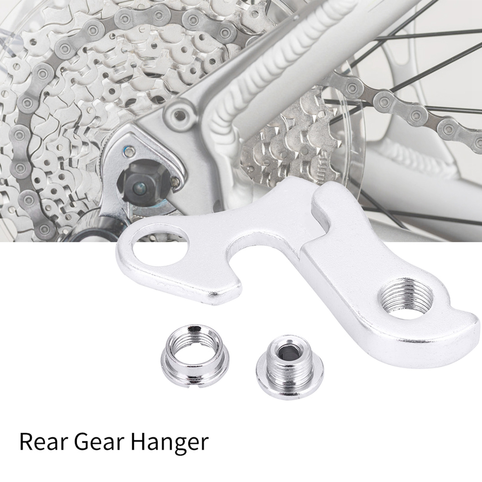Cycling Aluminium Alloy Rear Gear Mech Derailleur Hanger Hook Dropout Frame Tail Hanger Derailleur Hanger