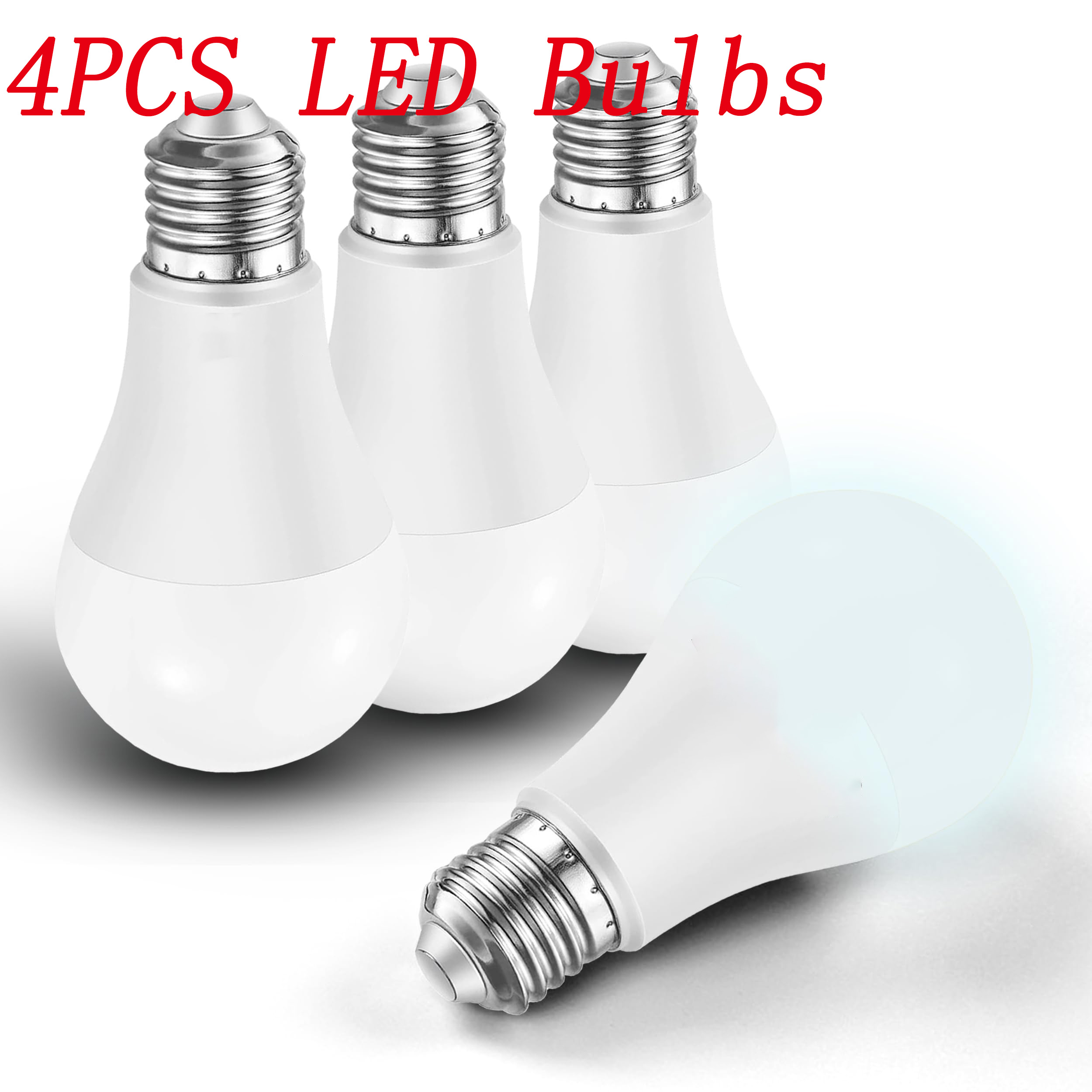 4PCS LED Bulb E27 AC220V 3W 6W 9W 12W 15W 18W 20W Indoor Lighting Low Energy Consumption Home Energy Saving LED Light Bulbs