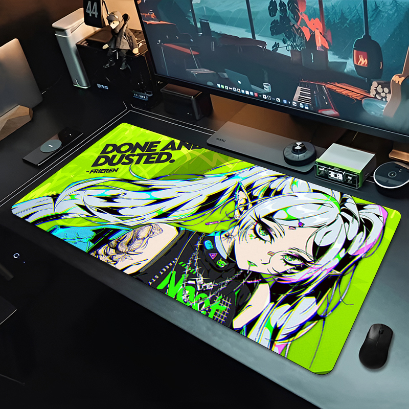Extended Pad Mousepad Madoka Kaname Anime Non-slip Desk Mat Office Accessories Magical Girl Mouse Carpet Pc Cabinet Games