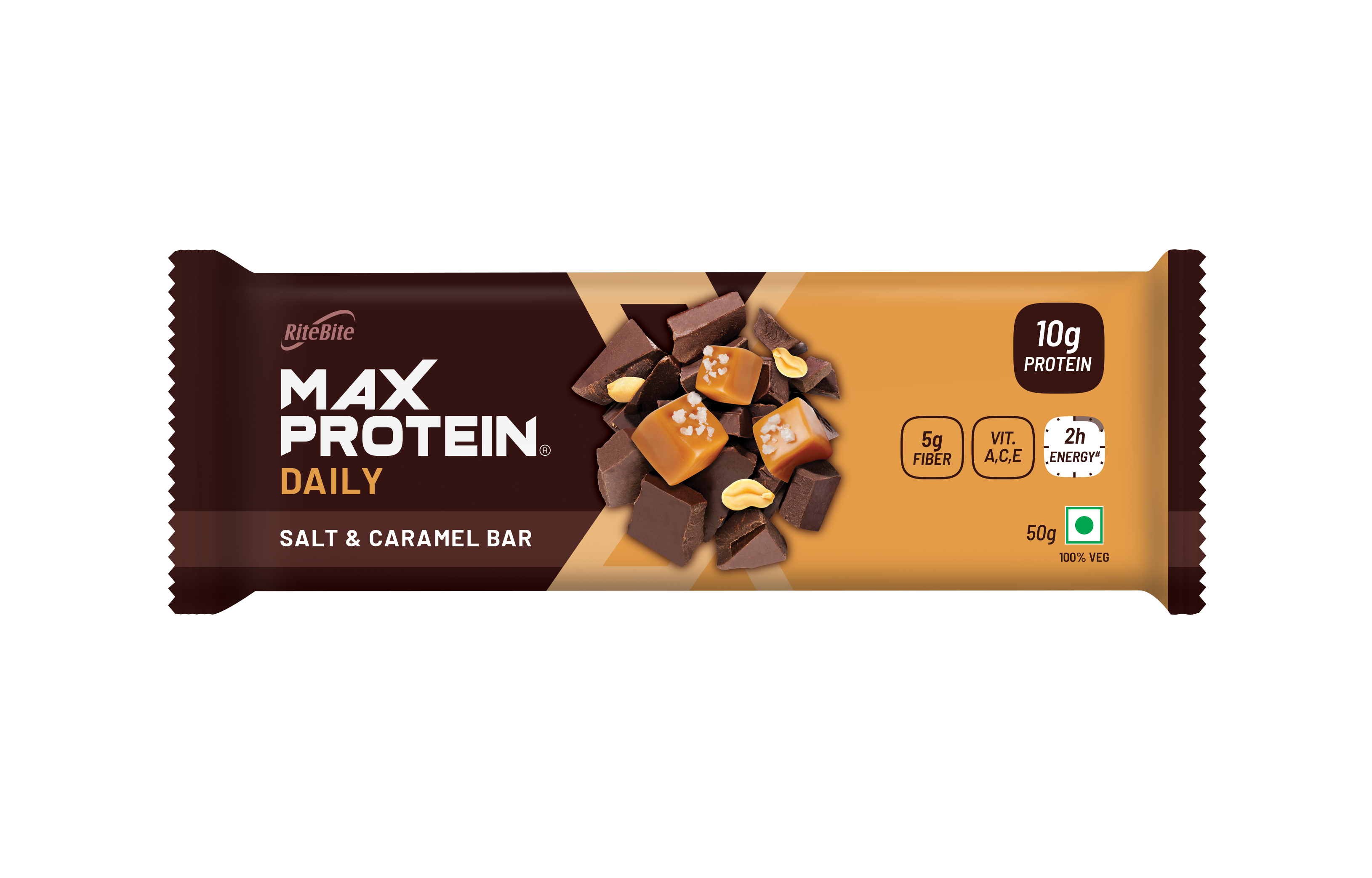 Rite Bite - Max Protein Caramel 50GM