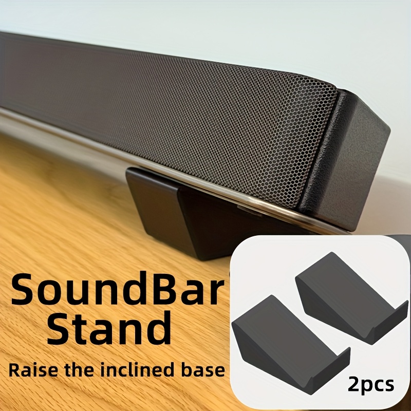 Universal Soundbar Base Stand, TV Speaker Bracket Feet for , Electric Adjustable Audio Support