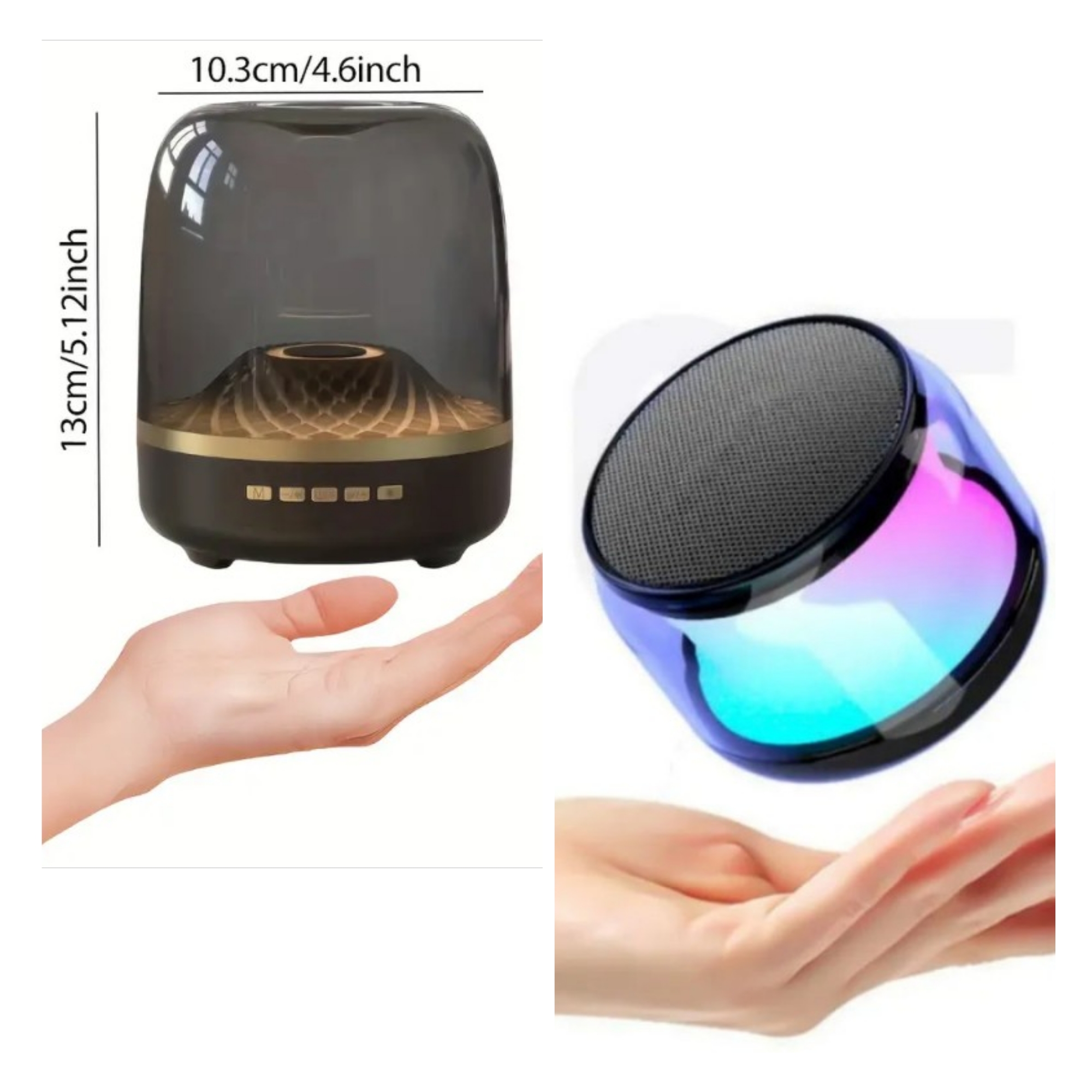 Transparent Wireless Bluetooth Speaker Powerful Sound Premuim Quality.