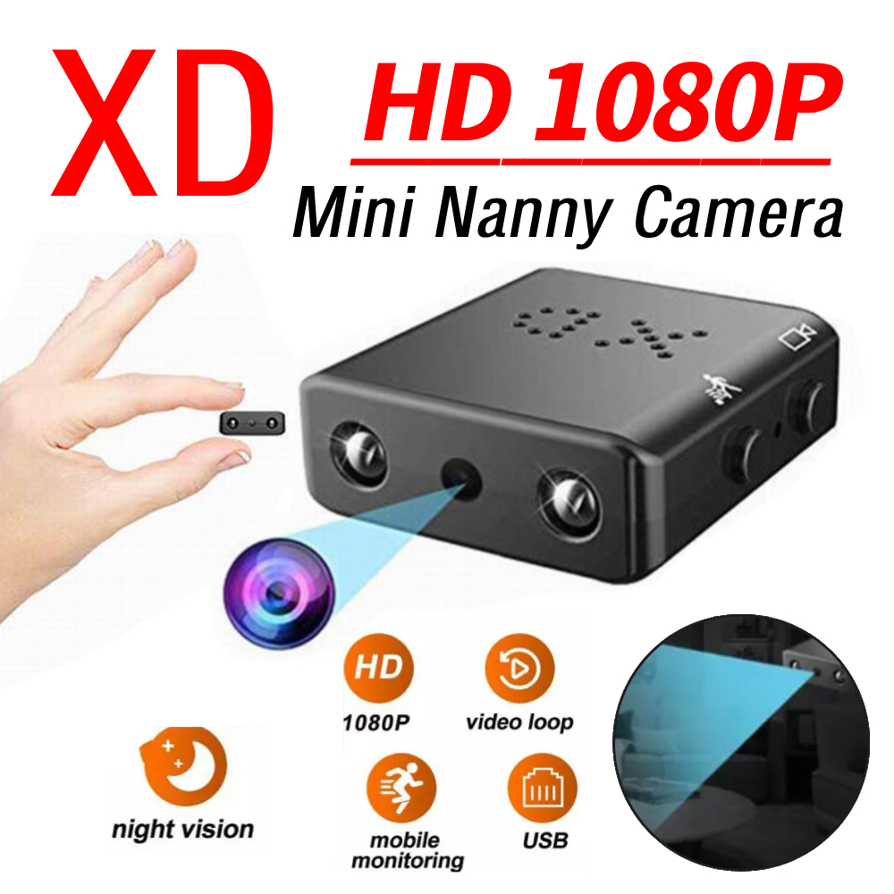 Mini Camera 1920x1080P Home Security Camcorder Infrared Night Vision Motion Detection Support TF Card Up To 32G