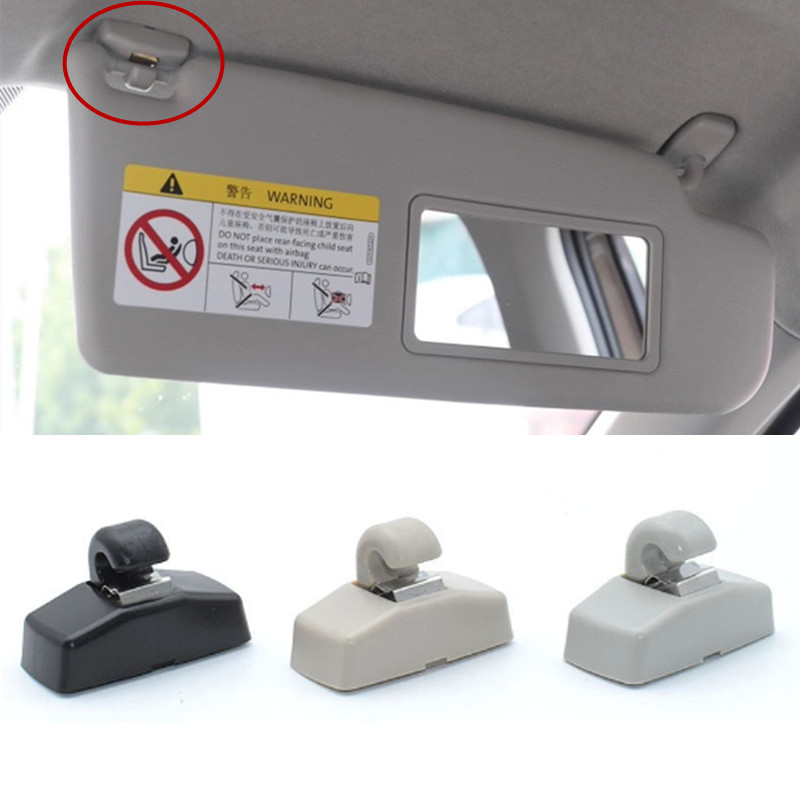 1Pc Sun Visor Hook Clip Bracket Hanger for VW Bora IV Golf 4 GTI Jetta A4 Passat B5 B6 Polo 9N Beetle Caddy Skoda Octavia 2 A5