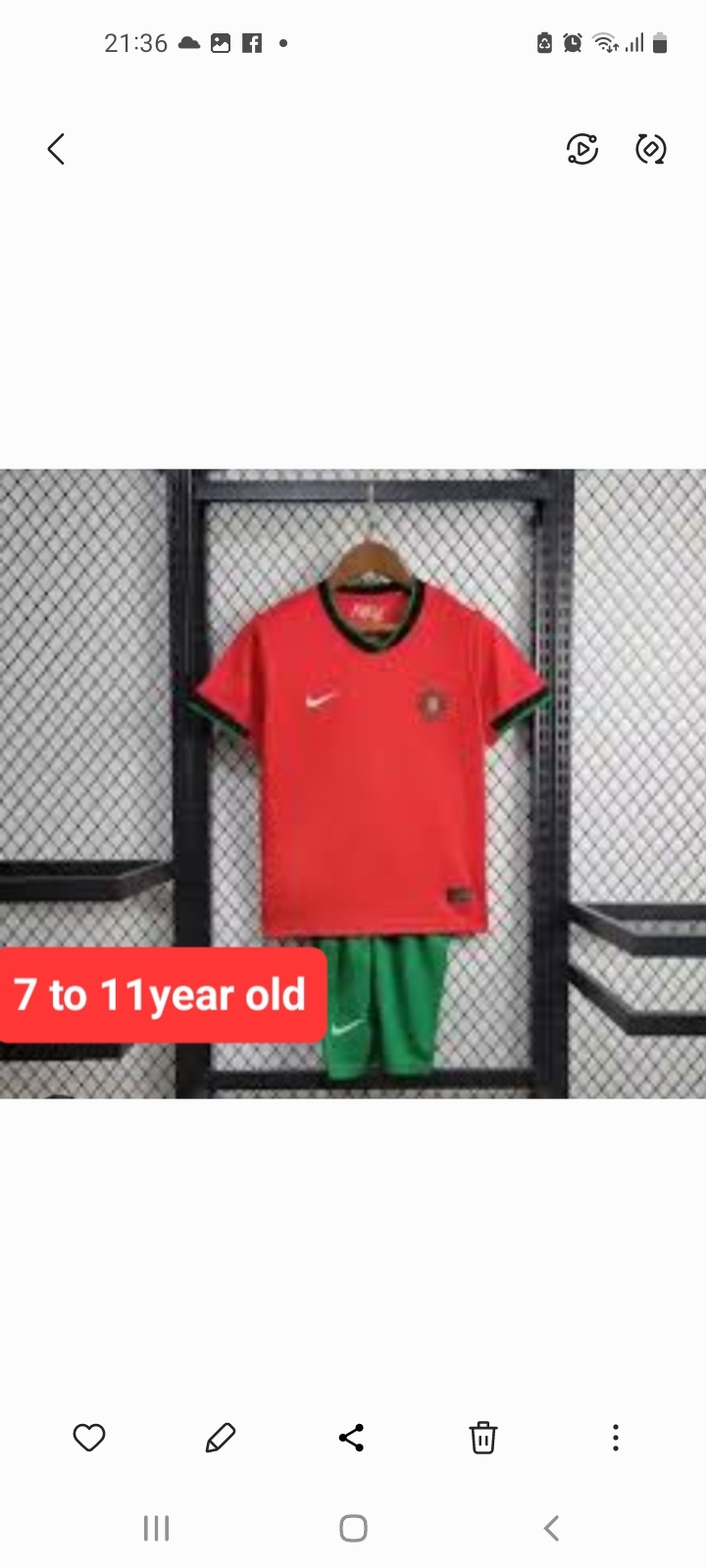 Portugal Jersey For kids