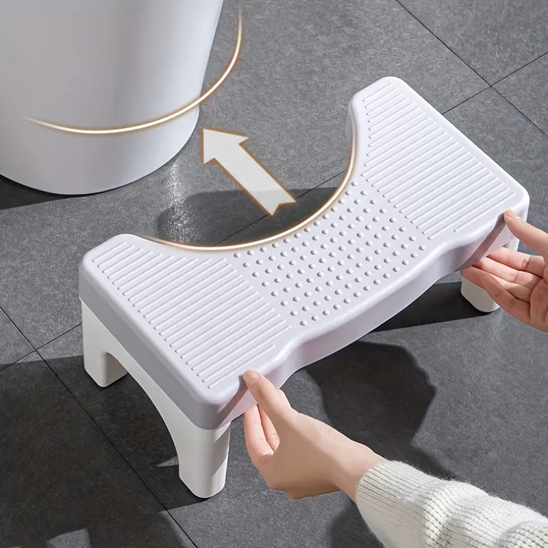 1pc Bathroom Squatty Potty Toilet Stool Pregnant Woman Seat Elderly Toilet Foot Stand Stool Shower Seat Bathroom Accessories - image 1