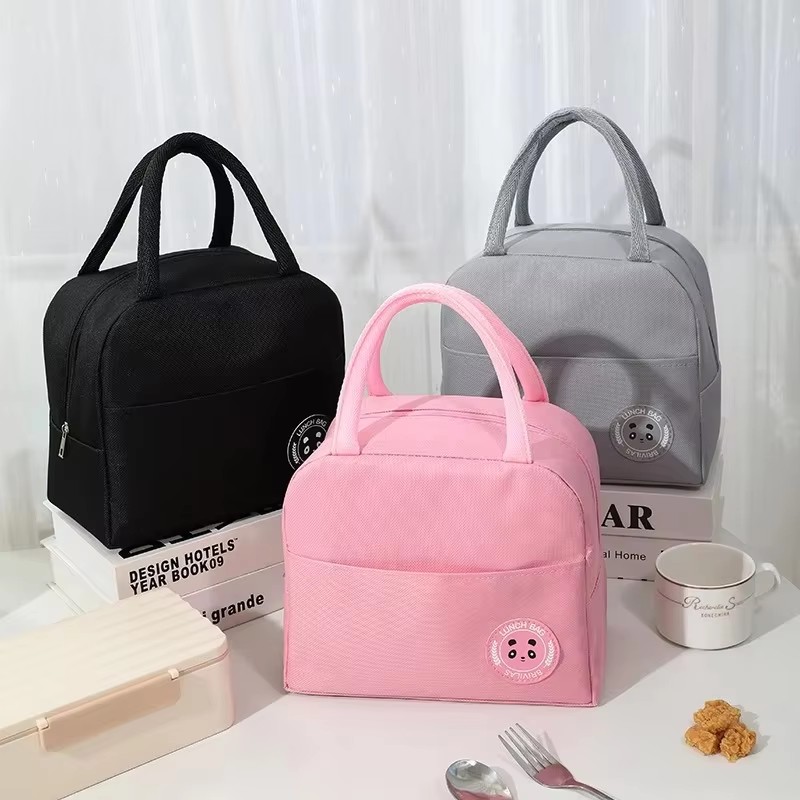 1Pc Children's Lunch Bag Insulation Handbag Bento Insulation Bag Thickened Portable Insulation Bag Anti-Dirty Student Bento Bags