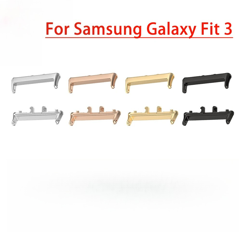 1Pair Adapter For Samsung Galaxy Fit 3 Connector Strap Watchband Bracelet Accessories Fit 3 18mm 20mm Width