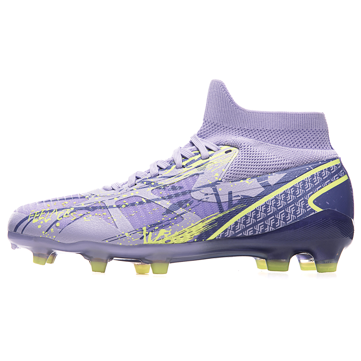 New Men's Football Shoes Anti slip Boots AG/FG Long Nail Shoes Indoor and Outdoor Lawn Football Boots