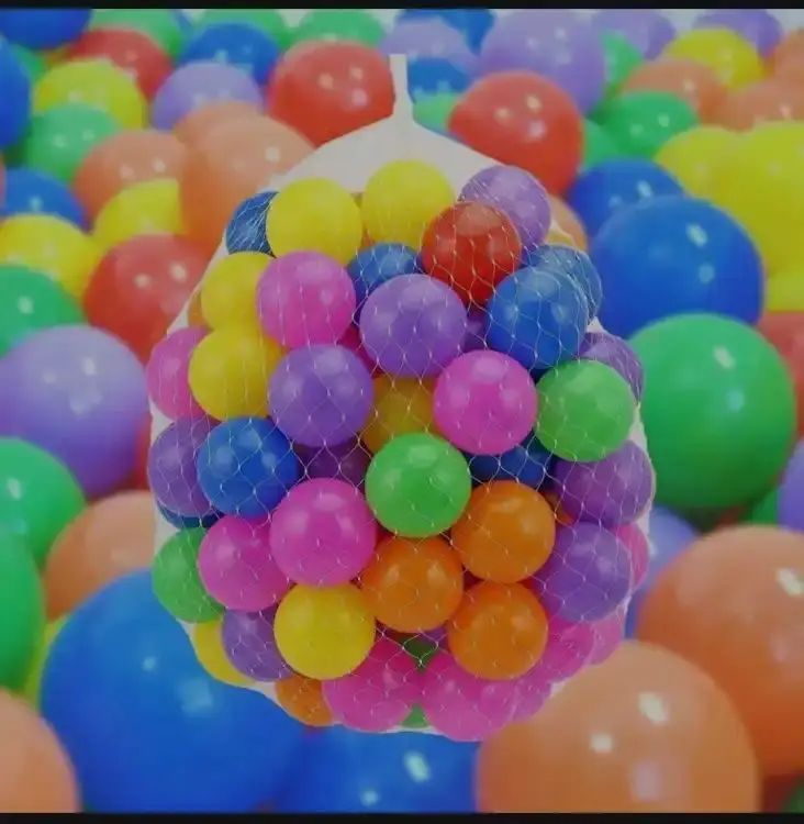 50 Piece Plastic Balls for Ball Pits Children Kids Baby Pool Balls