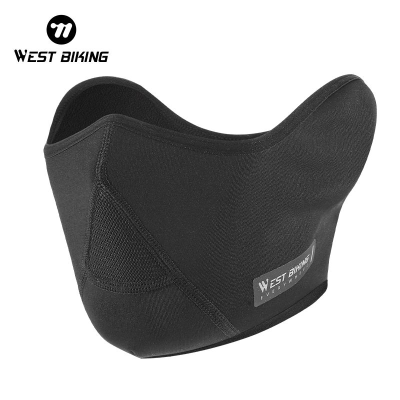 WEST BIKING SKI Cycling Mask Cold-Proof Hiking Ice Fishing Scarf Fleece Ear Muffs Breathable Warm Mask Thermal Sport Gear