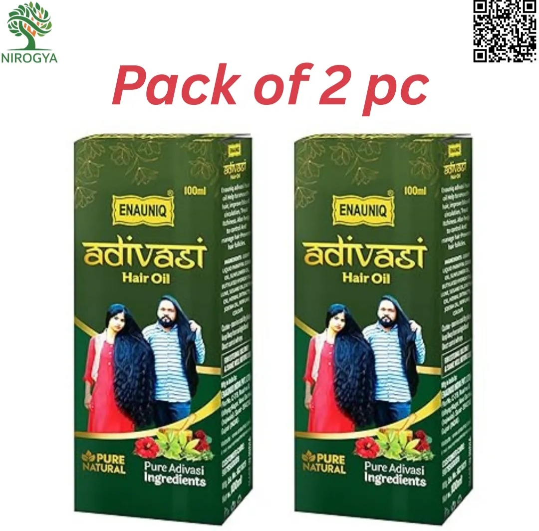ENAUNIQ Aadivasi Hair Oil 100 Ml Pack Of 2 Pcs