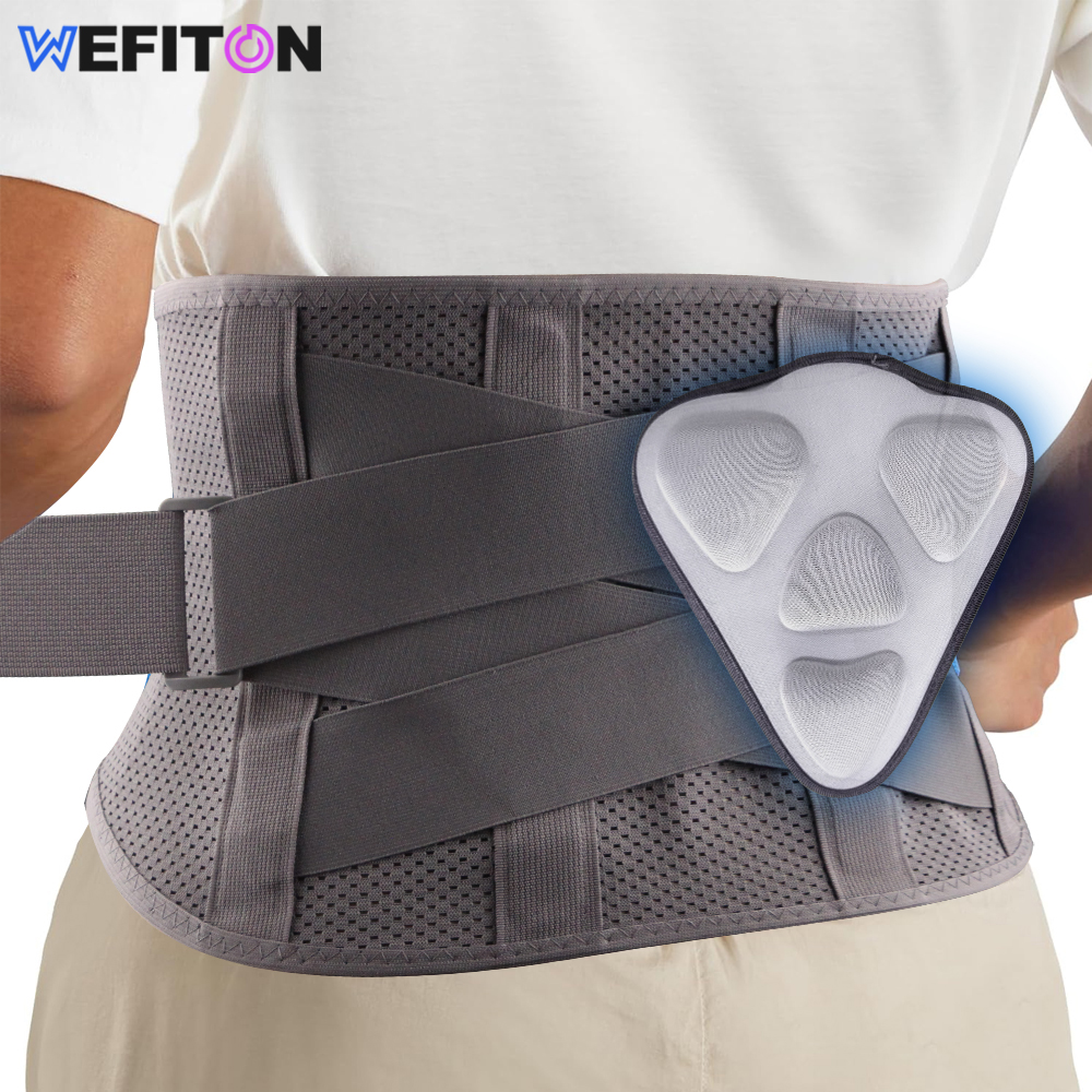 Sciatica Back Brace for Men & Women - Breathable Lumbar Support Belt with 3D Pad, Immediate Pain Relief for Work & Daily Use