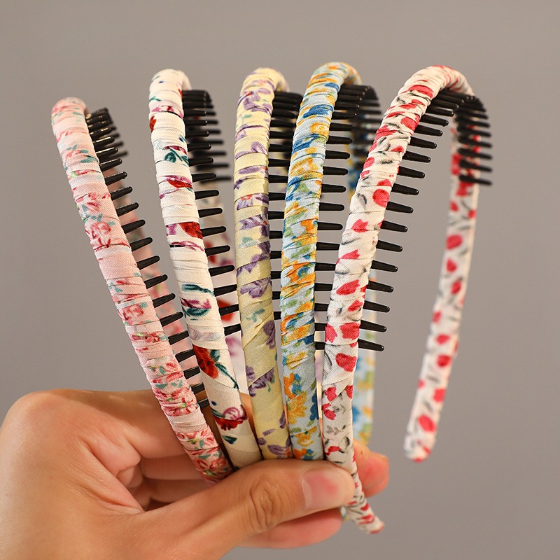 New Children Sweet Colors Flowers Ornament Headband Headwears Girls Acrylic Cute Hair Hoop Headbands Kids Hair Accessories