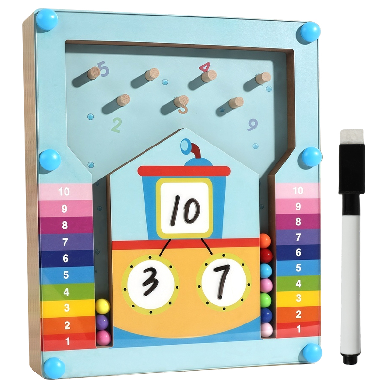 Children Learning Toy 10 Counting & Decomposition Math Game Kindergarten Montessori Educational Teaching Aids Kids Wooden Toys