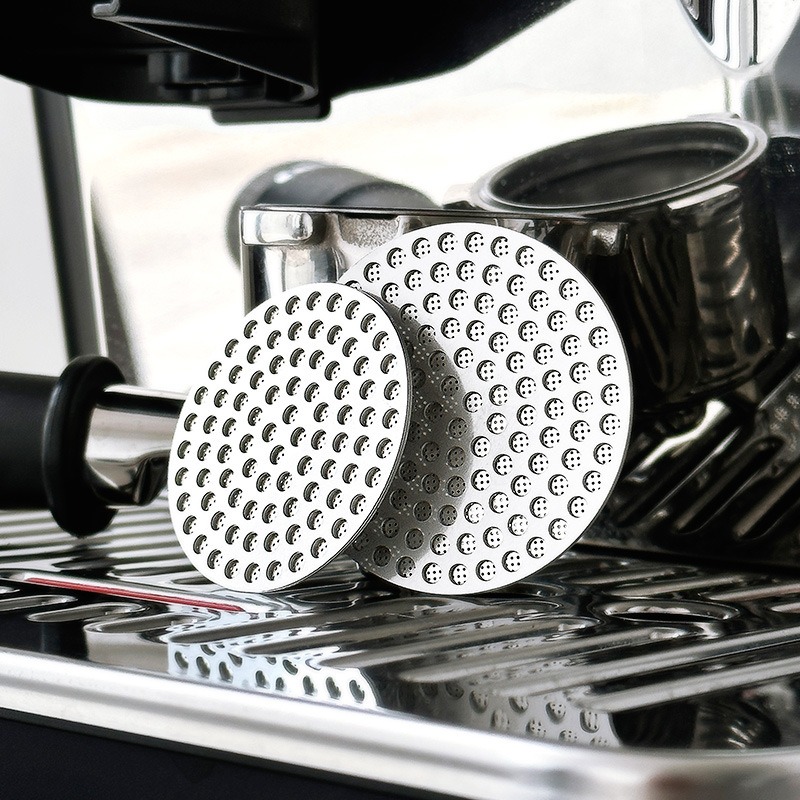 XHYKFFILTER 51/53/58mm Coffee Puck Screen 304 Stainless Steel Double Layer Fine Filter Screen for 51/54/58mm Portafilter