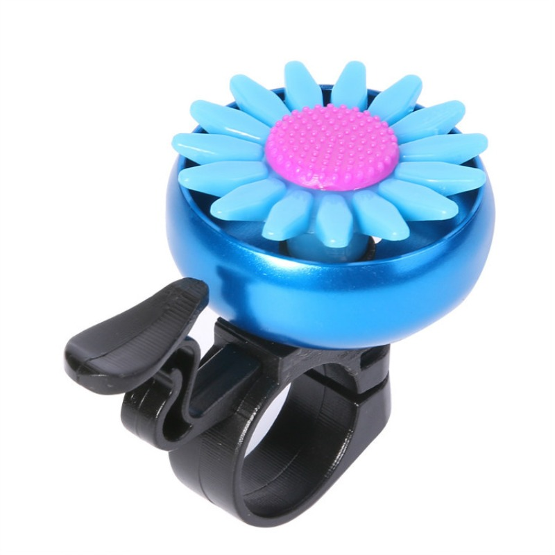 Multi-color Kids Bicycle Bell Daisy Flower Horns Bike Children Cycling Ring Alarm for Safety Cycling Handlebars Bike Accessories