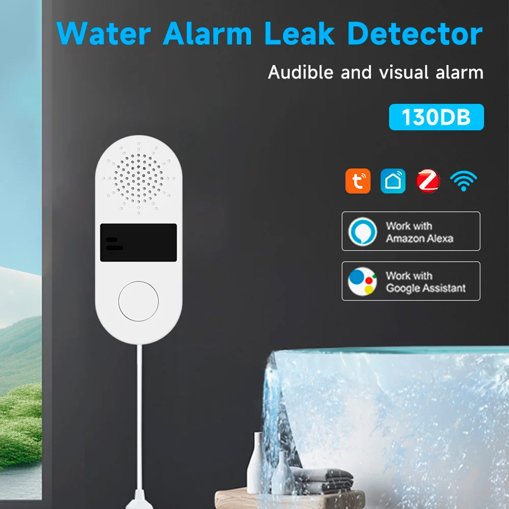 Tuya WiFi Zigbee Smart Alarm System Sound and Light Alarm Sensor Detector Intelligent USB Powered Home Security App Control