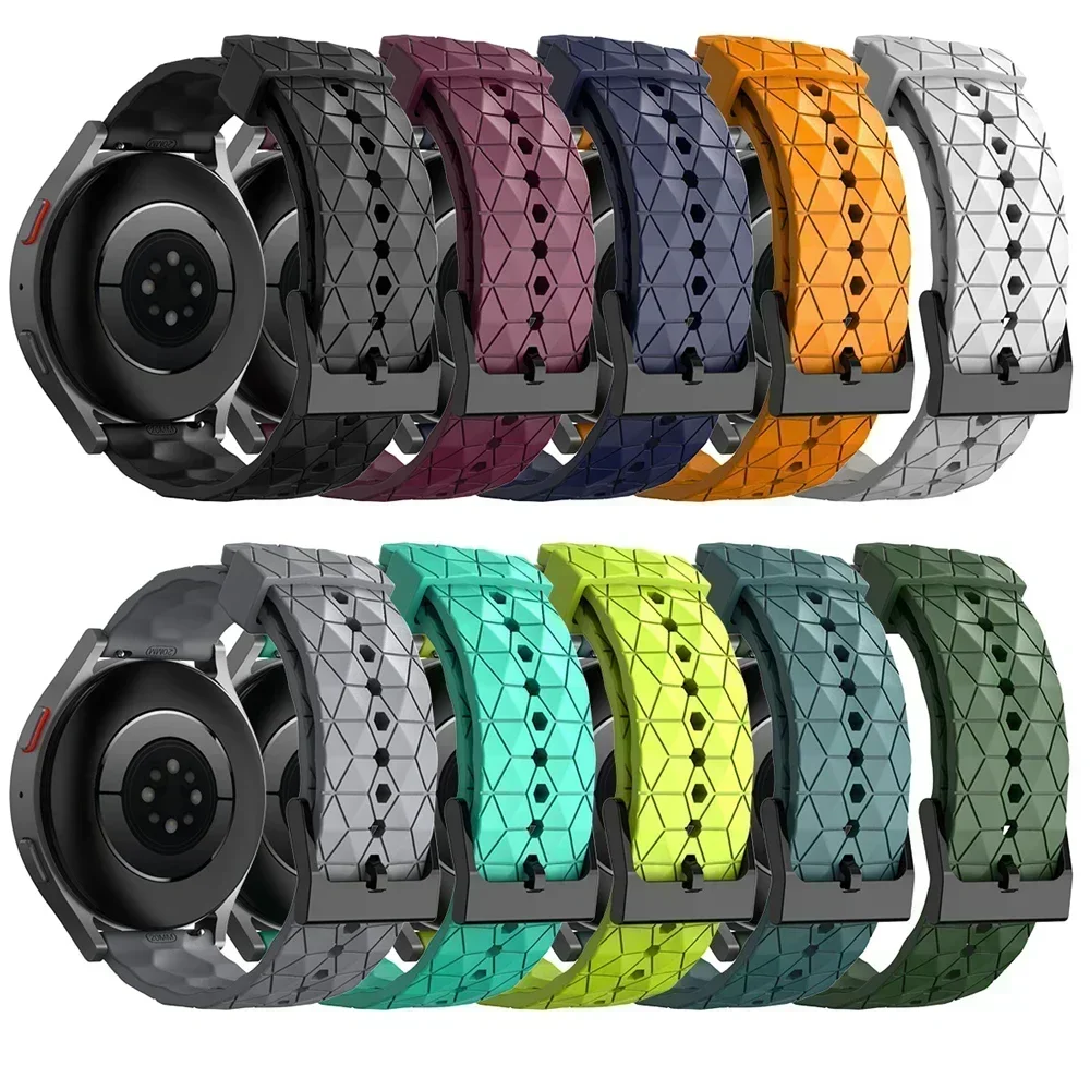 22mm 20mm Silicone Strap for Huaiwei Watch GT 6 5 4 Pro CMF Watch 3 Pro Forerunner 265 255 Venu Band Replacement Sport Bracelet