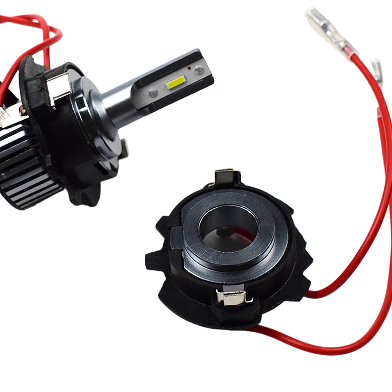 NEW SALE 2PCS For Plastic Lamp Base Headlight Accessories H7 LED Headlight Bulb Base Adapters Holders Retainers For Golf 5 MK5