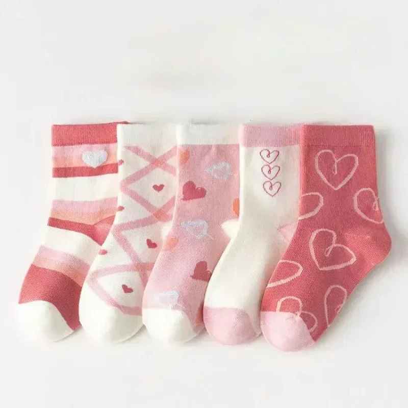 Cute Bear Baby Socks Autumn Winter Warm Cotton Short Sock for Infant Boy Girl Korean Cartoon Print Kids Mid Tube Socks