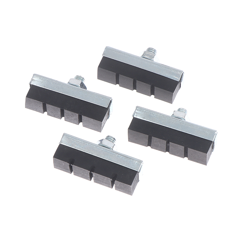 4PCS Vintage Bike Brake Blocks Classic V Brake Pads for Bicycle Caliper Cycling Brake Shoes Replacement Parts