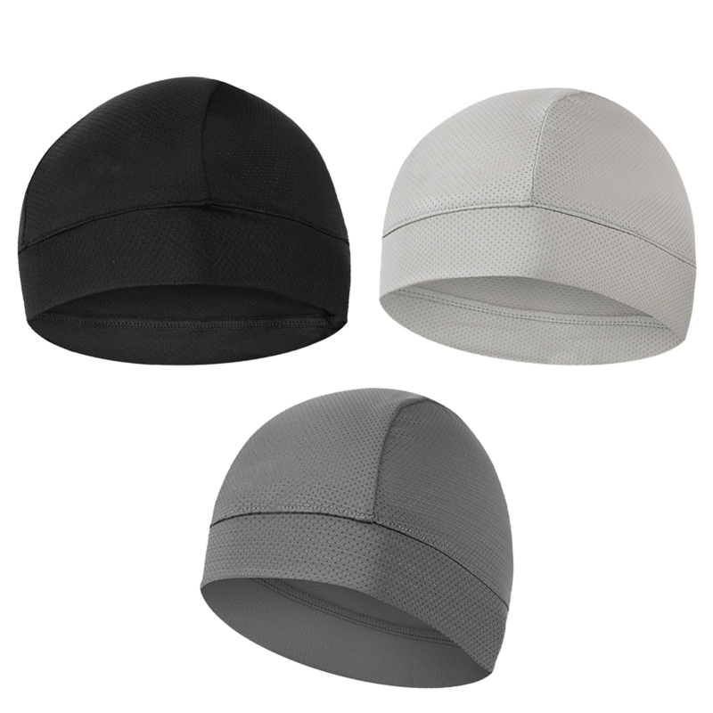 WOSAWE Moisture Wicking Cycling Cap Cooling Skull Cap Helmet Lining Breathable Running Cycling Hat Quick Dry Sports Cap