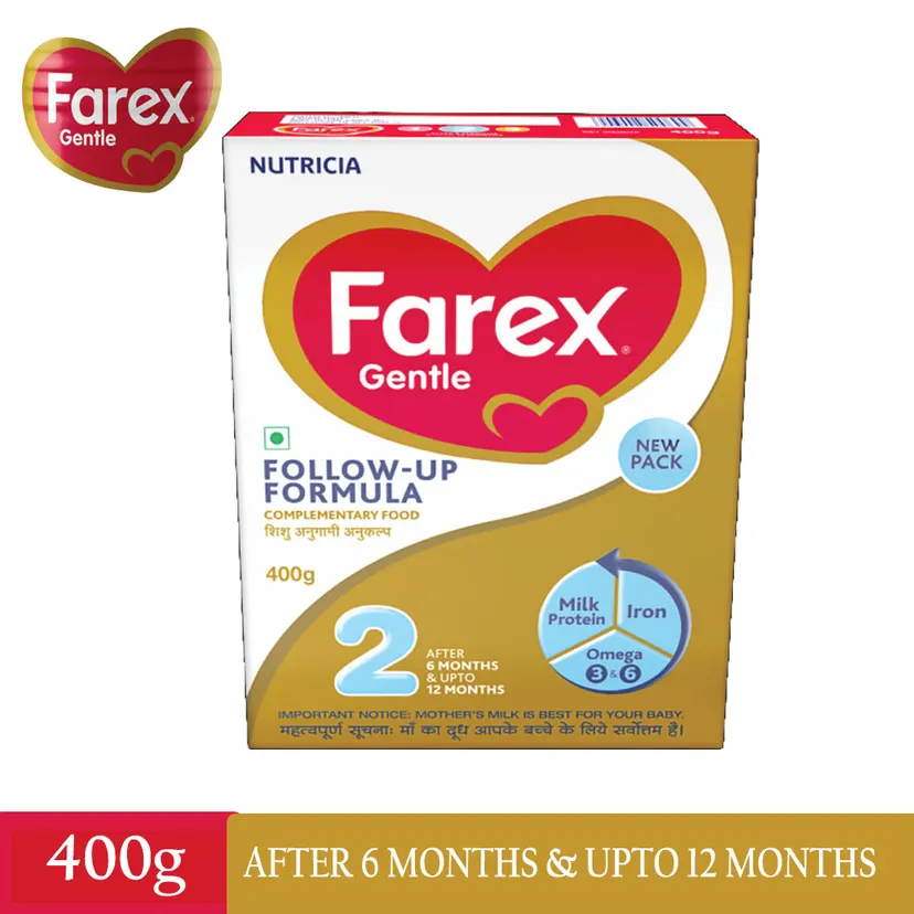 Farex Gentle Follow-up Formula Milk Stage 3 400GM