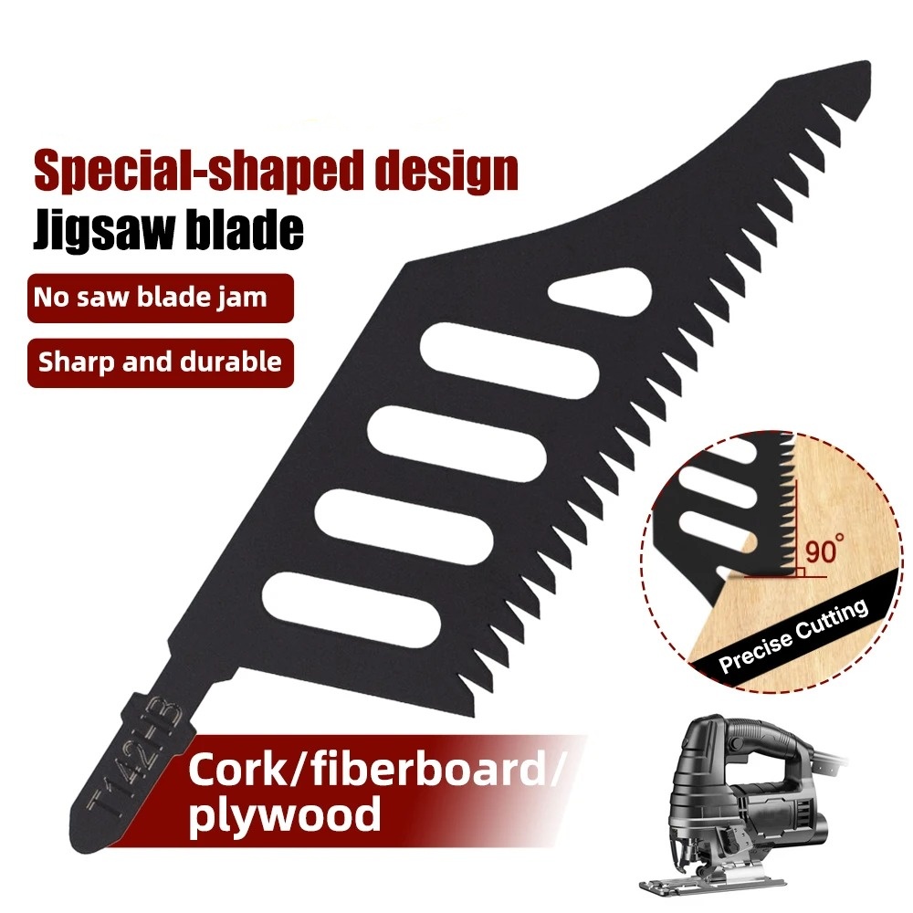 Curve Saw Blade T142hb Precision Cutting Jigsaw Blade Extra Long Spaces，for Wood Aluminum Tight Spaces
