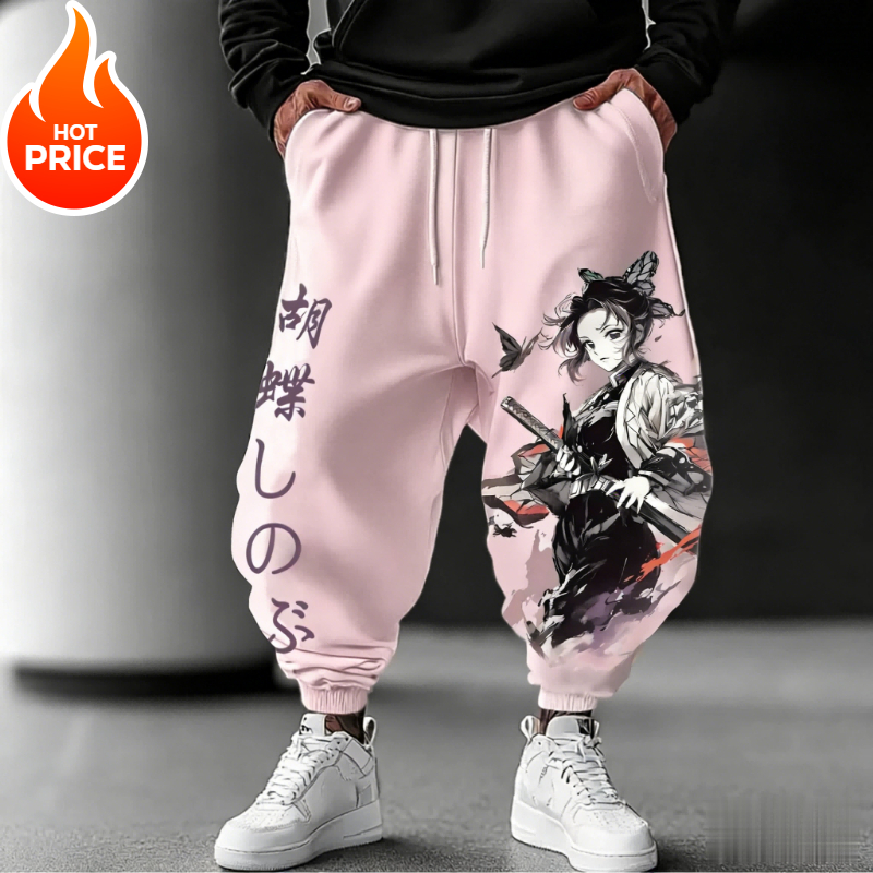 Kochou Shinobu Anime Demon Slayer Harajuku Men New Spring Sports Pants Streetwear Women Casual Leggings Sweatpants Unisex Bot