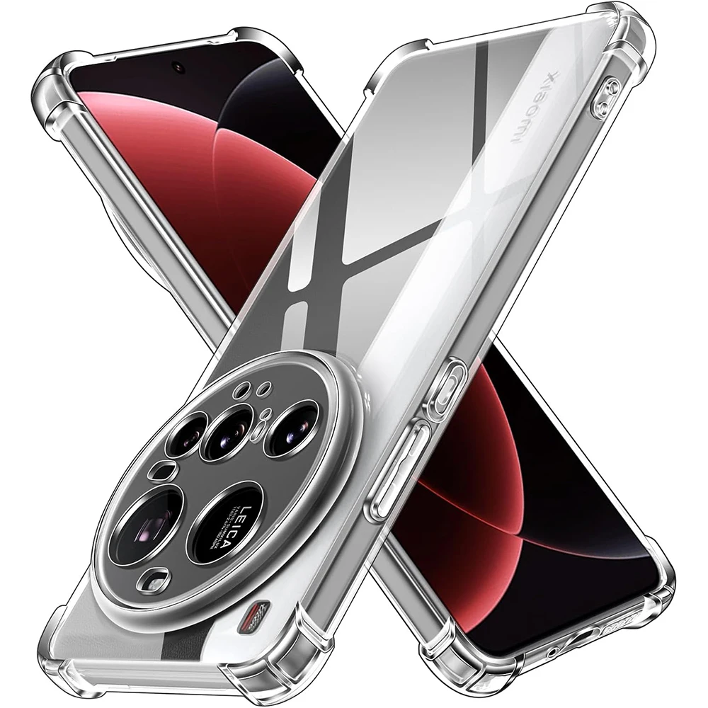 Silicone Soft Shockproof Case For Xiaomi 17 Ultra 17 15s 15 15T 14 14T 13 13T 12 12X 12T 12S 11 11T Pro Max Lite Clear Cover