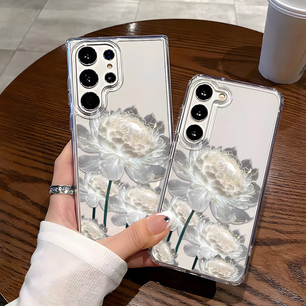 Flower Phone Case For A56 5G A55 A36 A26 A16 A15 A34 A35 A33 A53 A54 A25 A06 A05s A05 A14 A13 Silicon Cover Funda