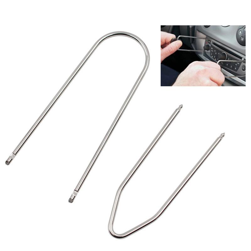 Car Stereo Radio Removal Tools Release Keys CD Radio Removal Pins Easy To Use For Fiat 500 Punto Panda Croma Disassembly Tool