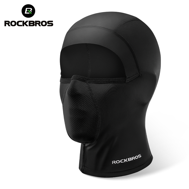 ROCKBROS Bicycle Face Mask Breathable Ice Silk Motorcycle Fishing Riding Bike Scarf Cap Sunscreen Outdoor Cycling Headgear Mask
