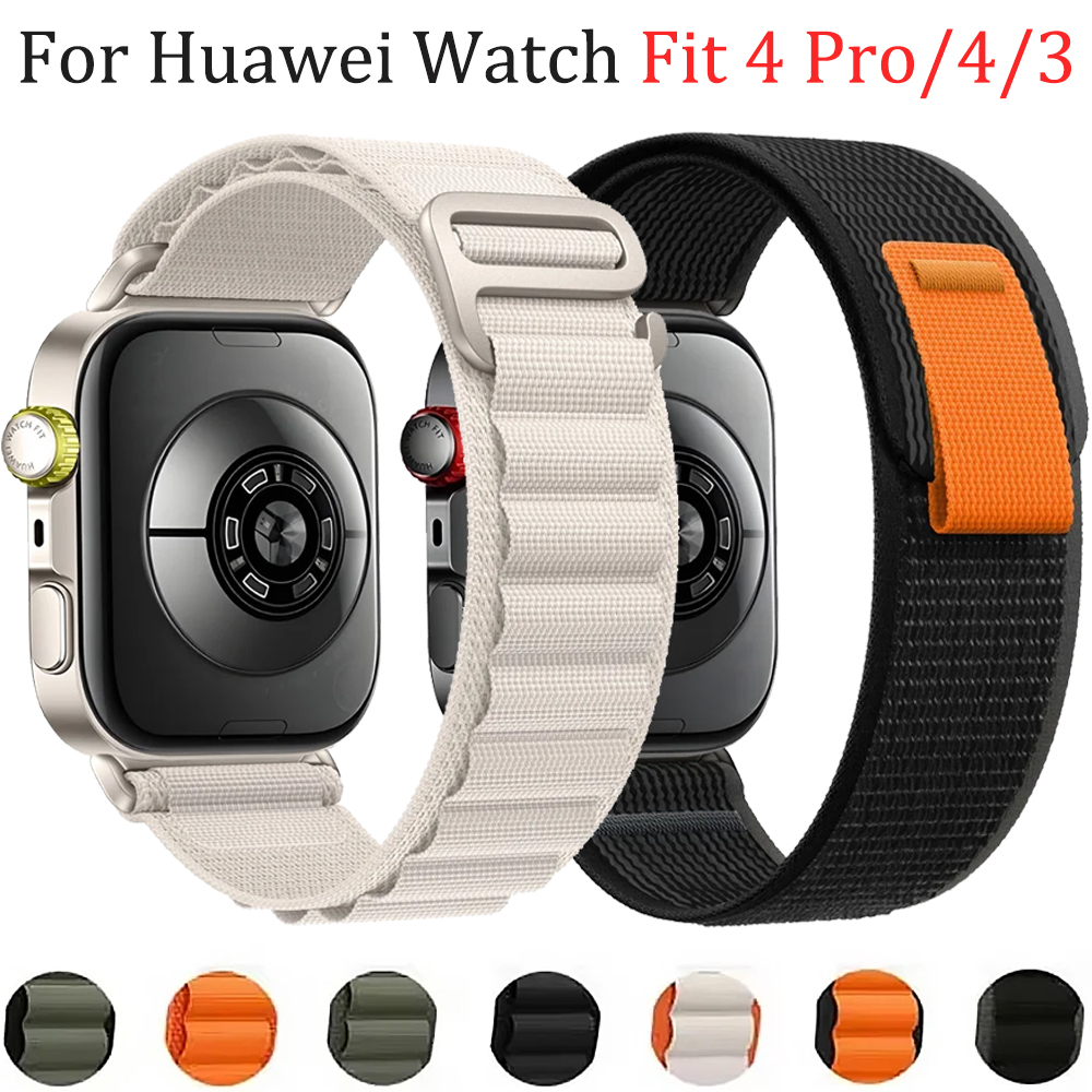 Nylon Strap for Watch Fit 4 Pro/4 Smart Bracelet Sports Breathable Replacement Wristband for Watch Fit3 Accessory