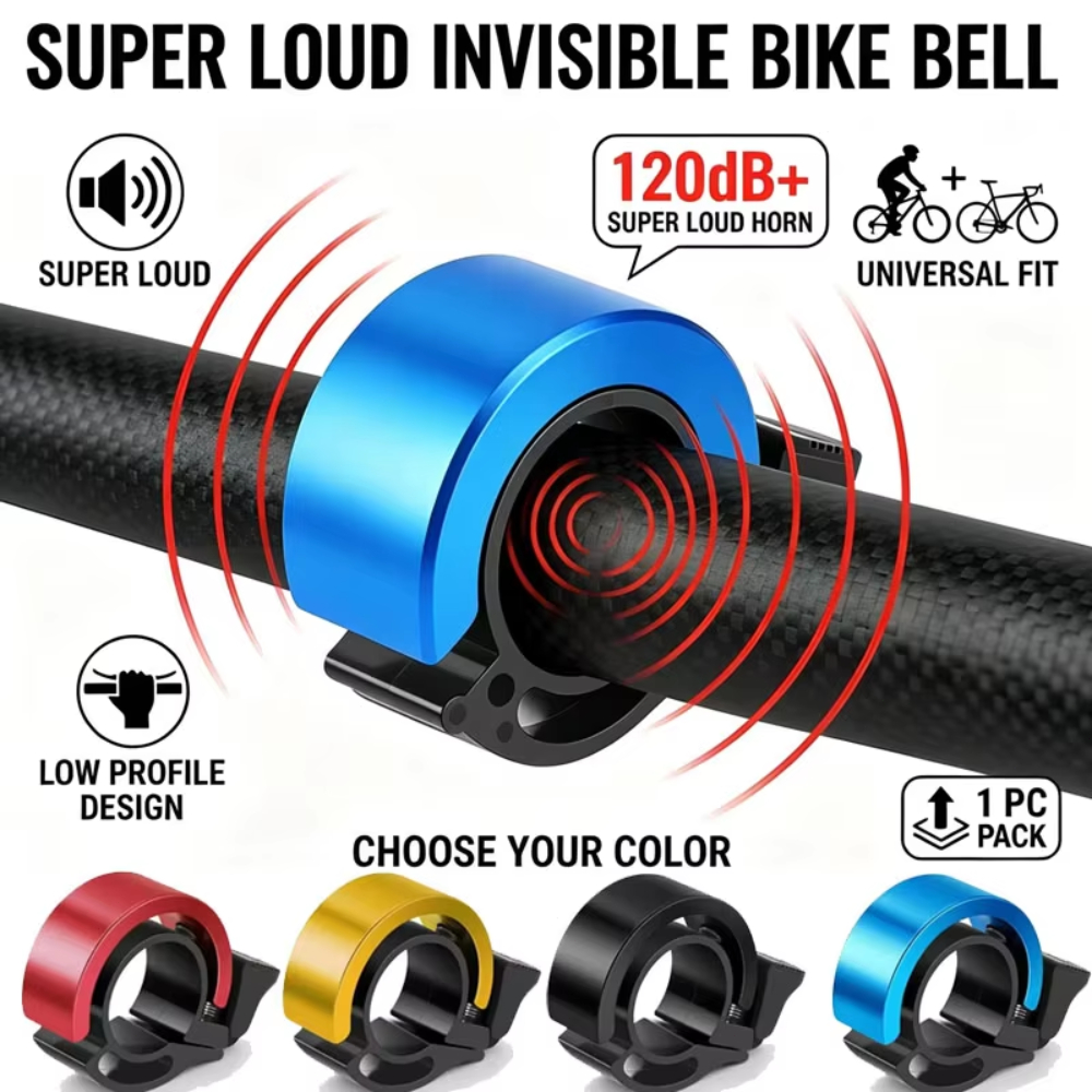 Road Bike Mountain Bike Horns Stainless Steel Invisible Bicycle Bells Accessories Bike Safety Cycling Call Riding Safety Accesso