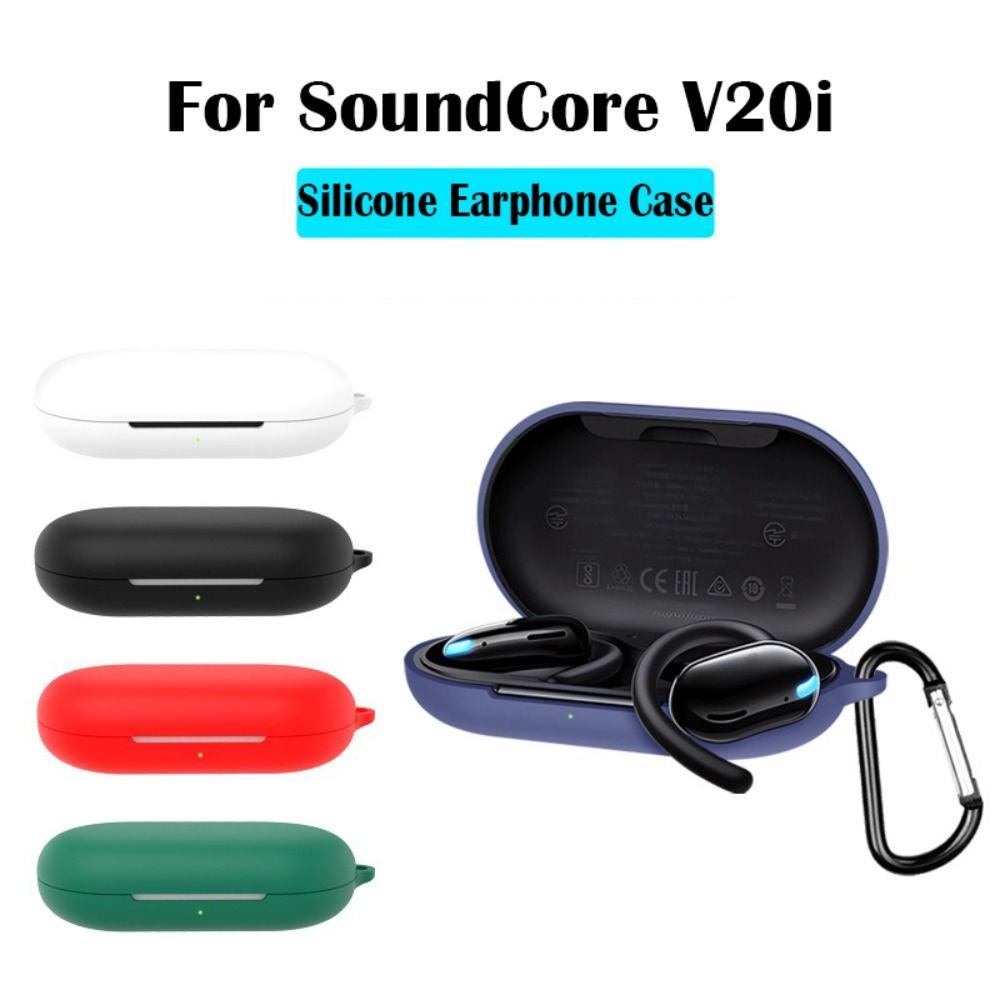 Silicone Earphone Case Dustproof Shockproof Earbuds Accessories Washable Colorful for Anker Soundcore V20i