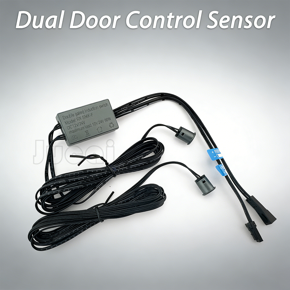 Smart LED Light Controller-Touch Control,Hand Wave,Door Open/Close Control,Stepless Dimming,5A for Wardrobe Cabinet LED Lighting