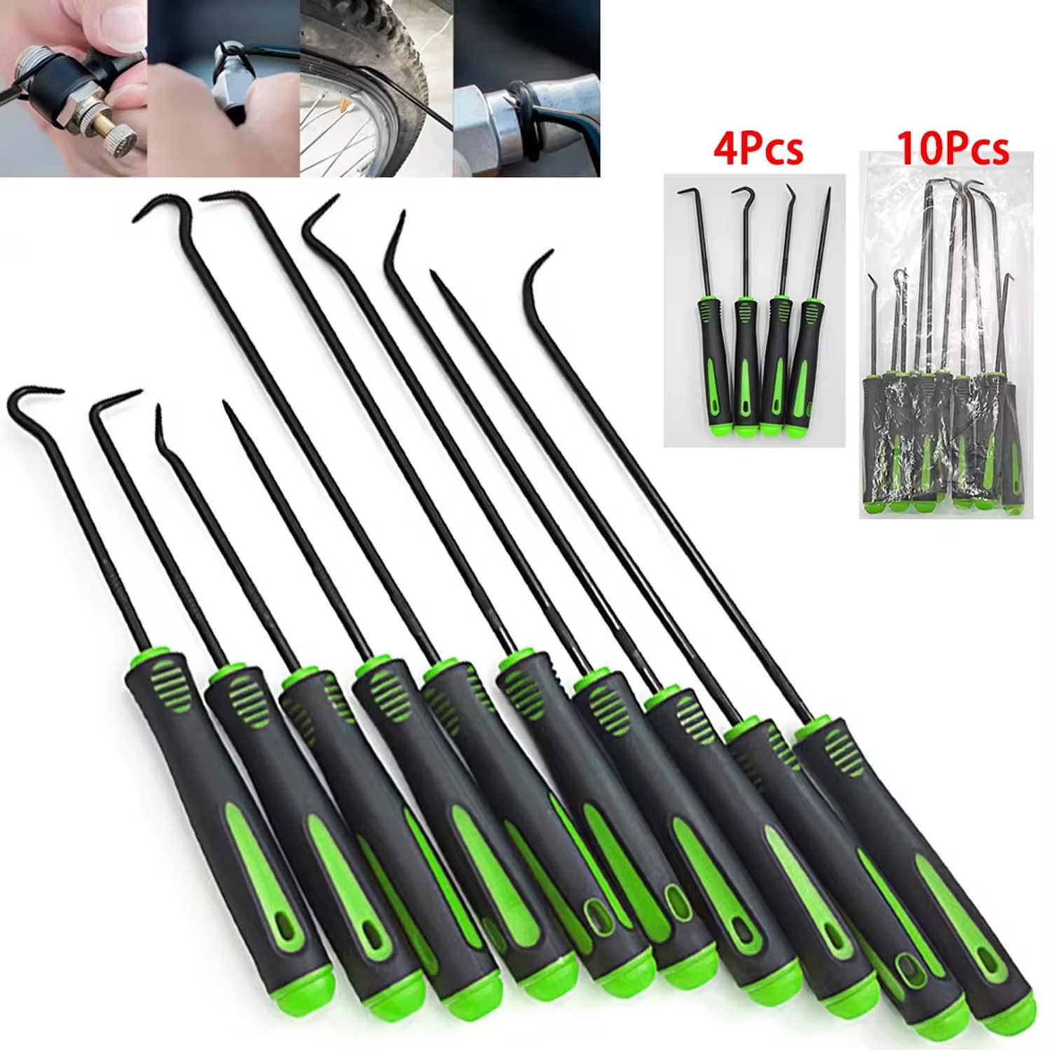 4/10 Pcs Precision Car Oil Seal Screwdriver Set O-Ring Gasket Puller Removal Tool Pick Hook Durable Tool