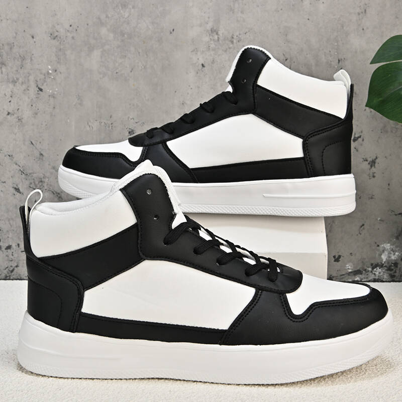Mens Shoes Vulcanize Shoes Sneakers Man Vulcanized Sneakers Male Comfortable High Top Shoe Light Men Autumn Spring Fashion Boots