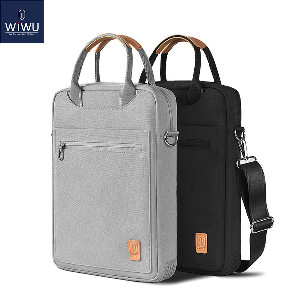 WiWU Laptop Bag for MacBook Pro 13 Air 13 Waterproof Shoulder Bag for iPad Pro 13 12.9 Carry Bag for MacBook Air 13.6 M4 M3 M2