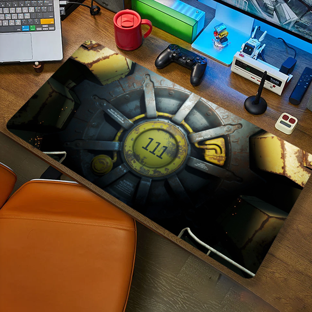 Game F-Fallouts 4 Mousepad Computer Office Game Table Mats XXL Rubber Anti-slip Gaming Keyboard Long Desk Pads