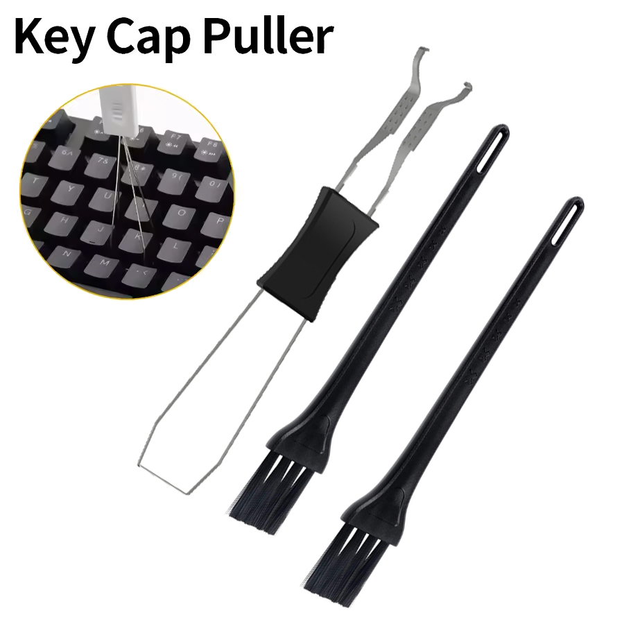 2-in-1 Mechanical Keyboard Key Cap Remover Universal Key Shaft Remover Replacement Cleaning Tool