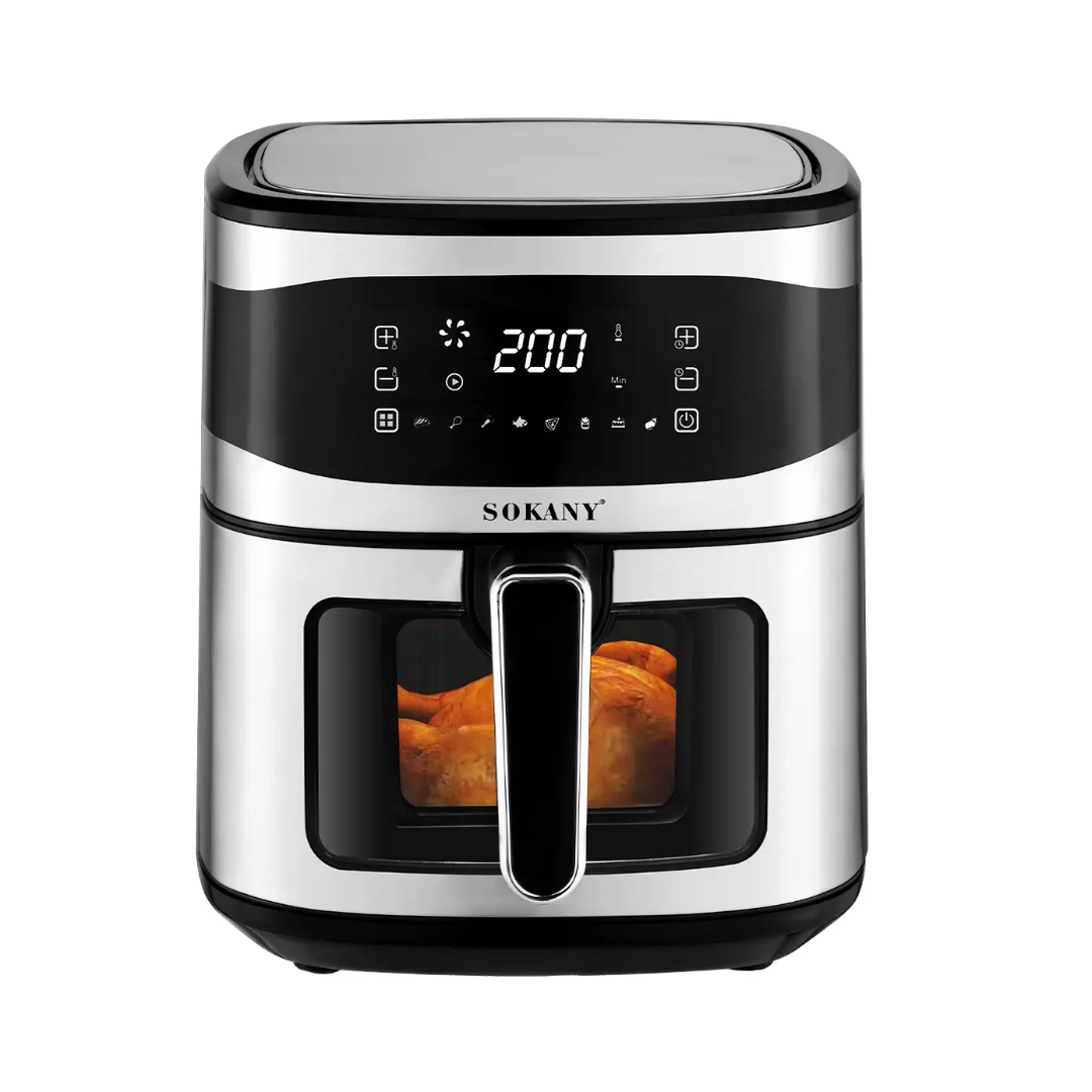 Sokany 8.5L Digital Air Fryer 1800W Large Capacity Smart Touch Healthy Oil-Free Fryer (SK-10050)