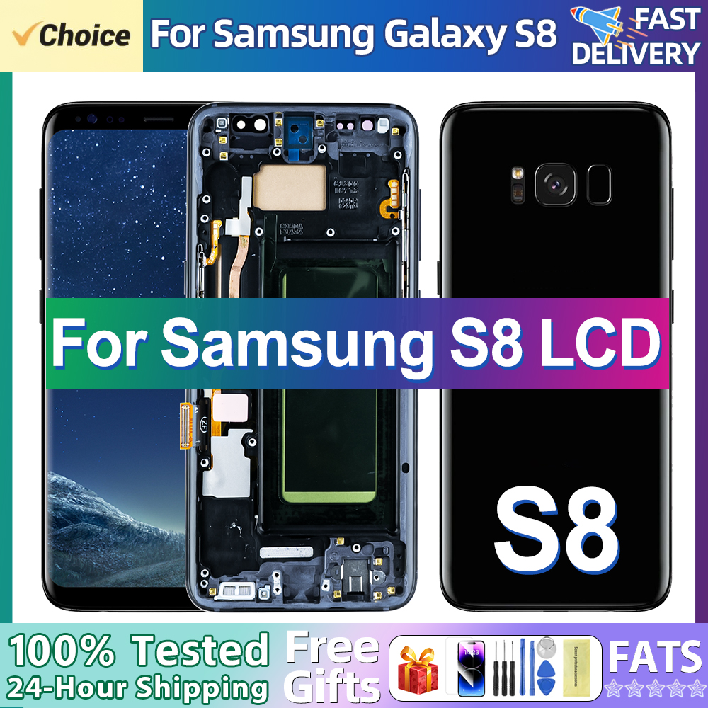 High Quality TFT ForSAMSUNG S8 LCD With Frame Replacement For SAMSUNG S8 G950 SM-G950FD Display Touch Screen Digitizer Assembly