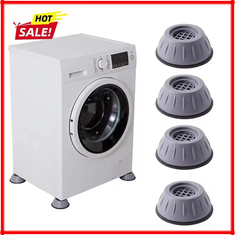 4Pcs Anti Vibration Feet Pads Waterproof Legs Slipstop Silent Skid Raiser Mat Washing Machine Support Dampers Stand Furniture