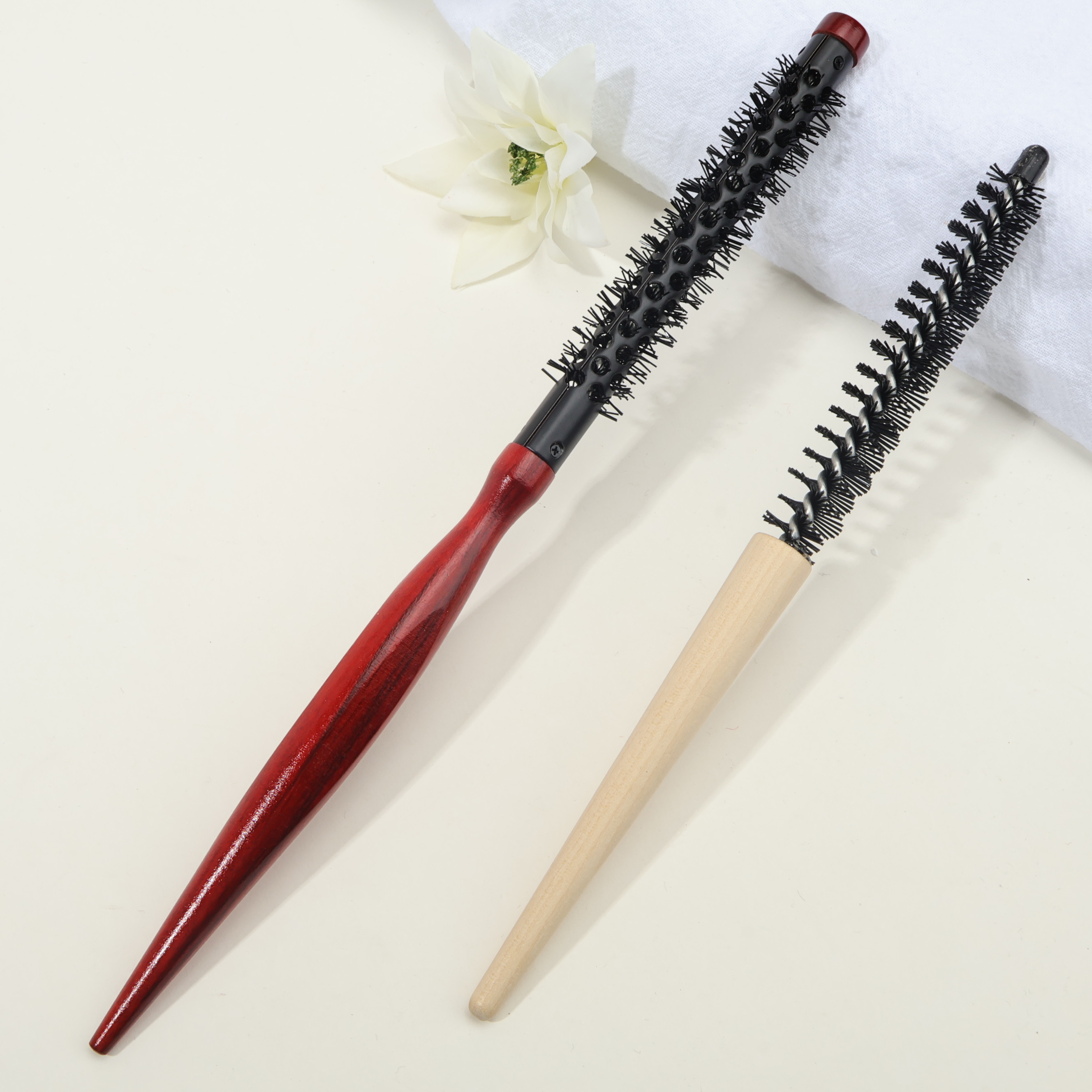 Two Pieces Curling Comb, Hair Curling Hair Styling Comb, Unisex, Portable, Quick Styling, Easy Styling