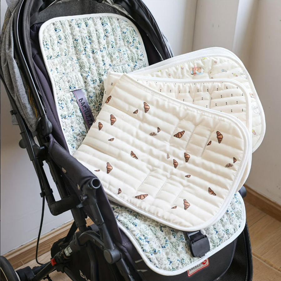 Universal Baby Stroller Seat Cushion, Breathable Summer Pushchair Liner Pad for Infant Pram Car Seat